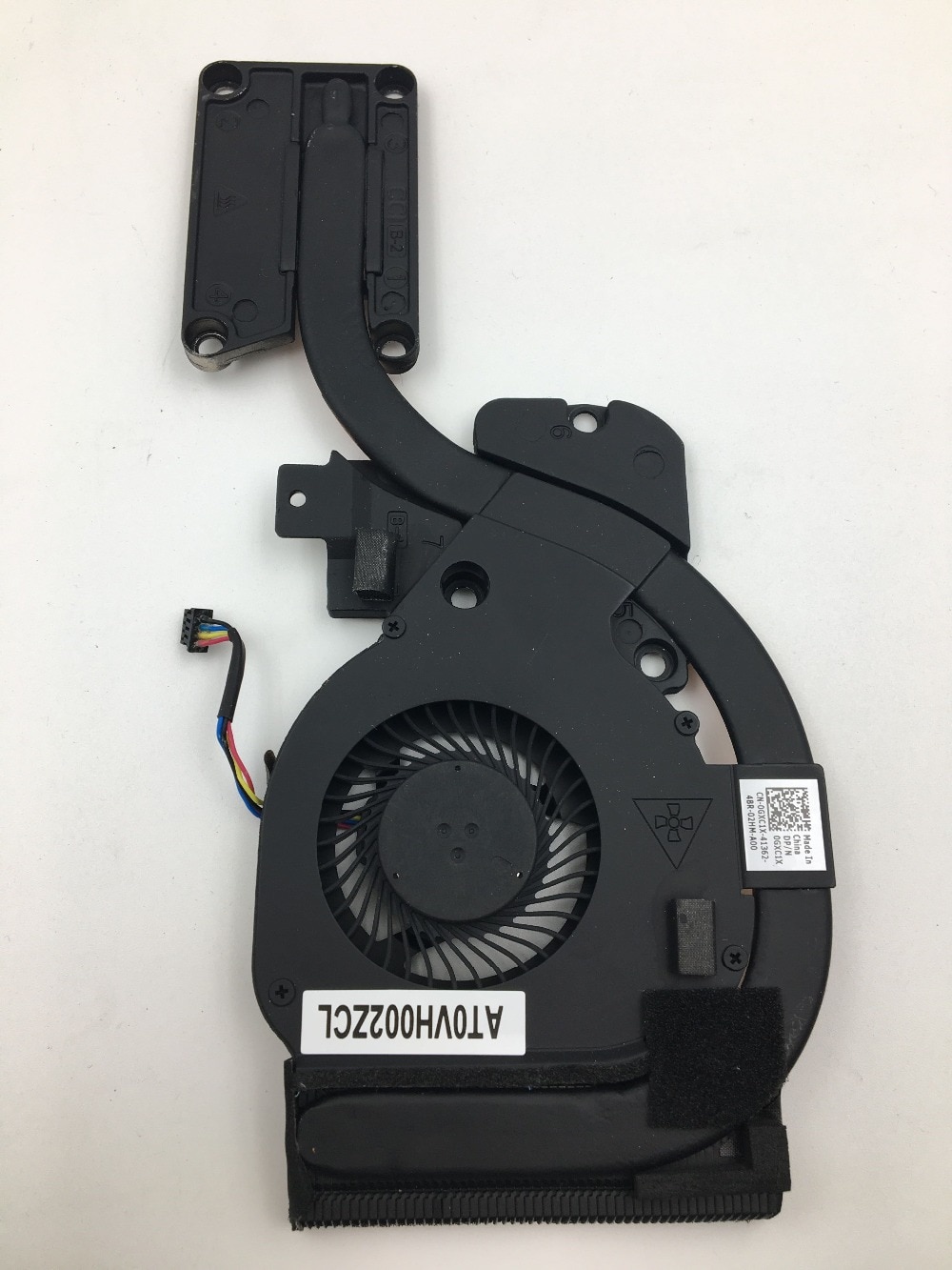 Original Discrete GPU For DELL laptop heatsink cooling fan cpu cooler E6440 CPU heatsink 0GXC1X