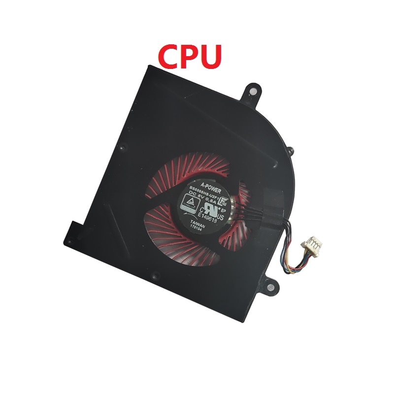 NEW Laptop cpu cooling fan for MSI GS63VR GS63 GS73 GS73VR MS-17B1 Stealth Pro CPU BS5005HS-U2F1 GPU BS5005HS-U2L1 COOLER NEW Laptop cpu cooling fan for MSI GS63VR GS63 GS73 GS73VR MS-17B1 Stealth Pro CPU BS5005HS-U2F1 GPU BS5005HS-U2L1 COOLER