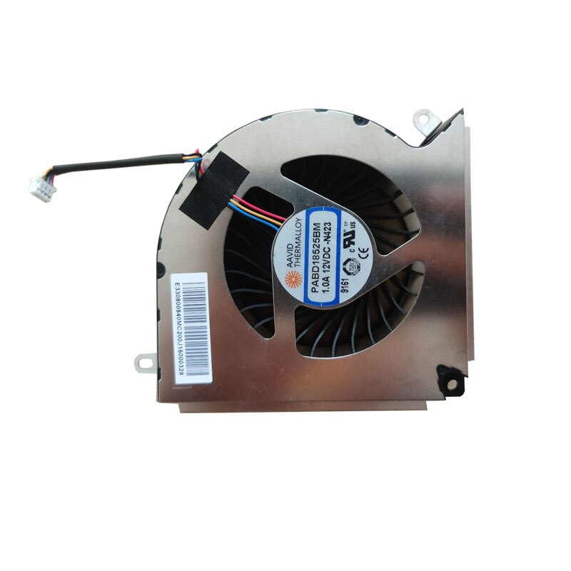 Laptop Cooler Fan For MSI GT76 PABD18525BM 1.0A 12VDC -N423 4PIN cooling fan Laptop Cooler Fan For MSI GT76 PABD18525BM 1.0A 12VDC -N423 4PIN cooling fan