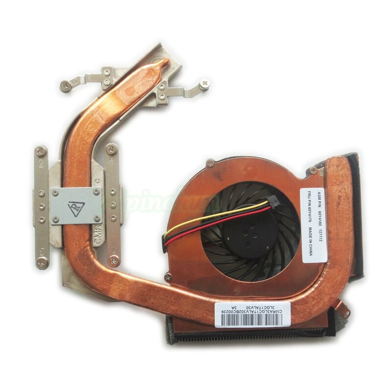 CPU Heatsink Cooling Fan For Lenovo Thinkpad SL510 SL510K SL410 SL410K Radiator Cooler Fan ASM P/N: 60Y4180 FRU 60Y4179