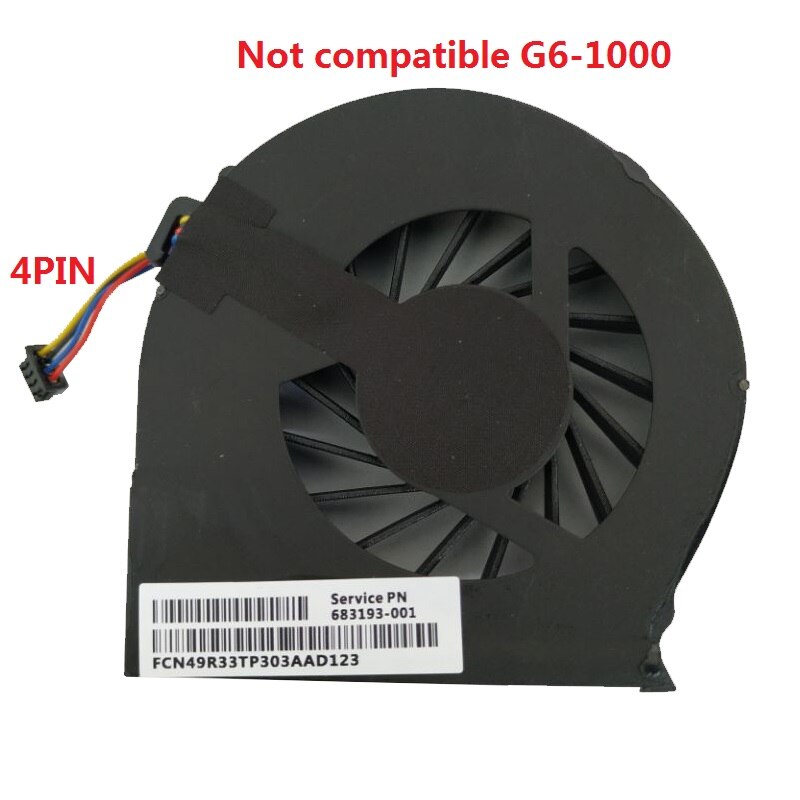 Fan HP Pavilion TPN-Q110 TPN-Q107 kipo 4pins