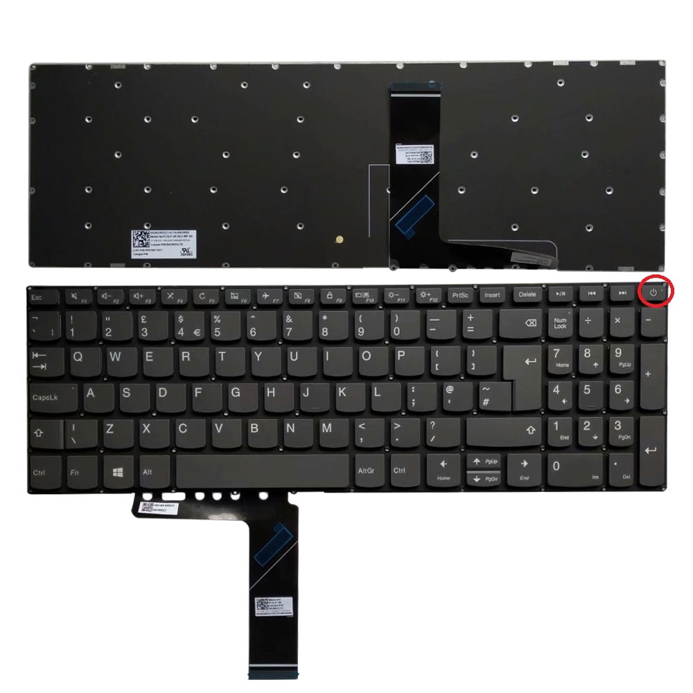 NEW UK Keyboard for Lenovo IdeaPad 330-15 330-15AST 330-15IGM 330-15IKB US keyboard laptop UK keyboard