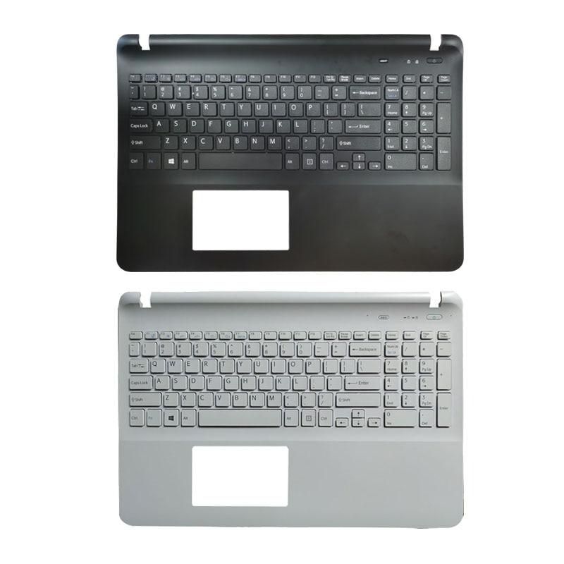 US laptop keyboard for sony Vaio SVF152A29M SVF152a29u with Palmrest upper Cover
