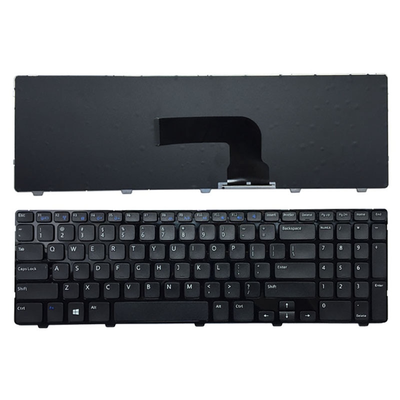 NEW US keyboard for DELL Inspiron 15 3521 15R 5521 black English laptop keyboard with frame