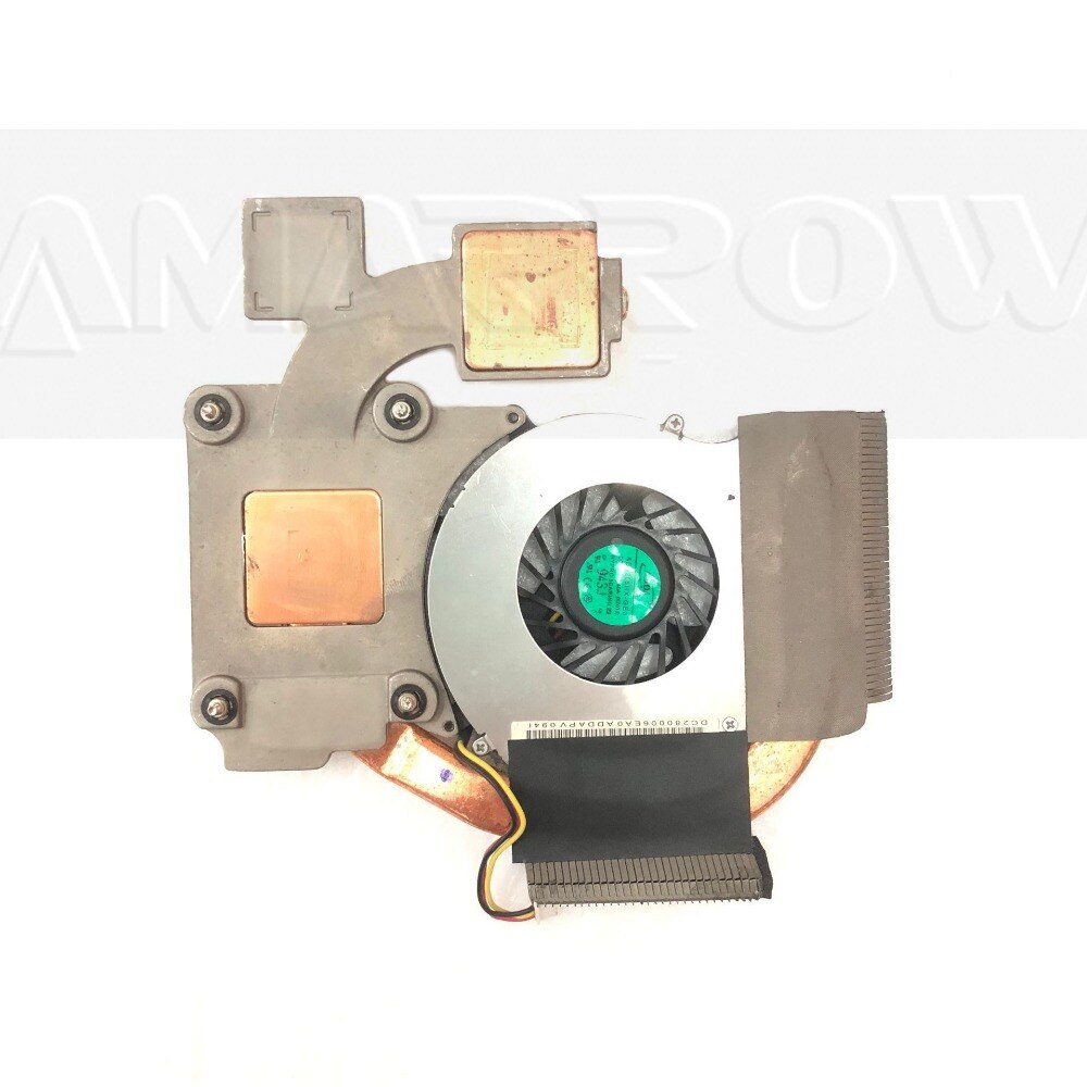 Original free shipping laptop heatsink cooling fan cpu cooler For HP CQ35 DV3 DV3-2000 CPU heatsink 531813-001