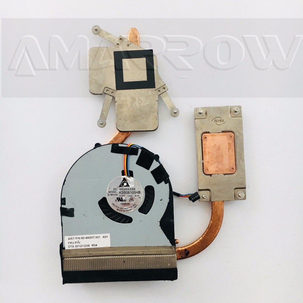 Original free shipping CPU heatsink cooling fan For Lenovo B4400 60.4WZ07.001