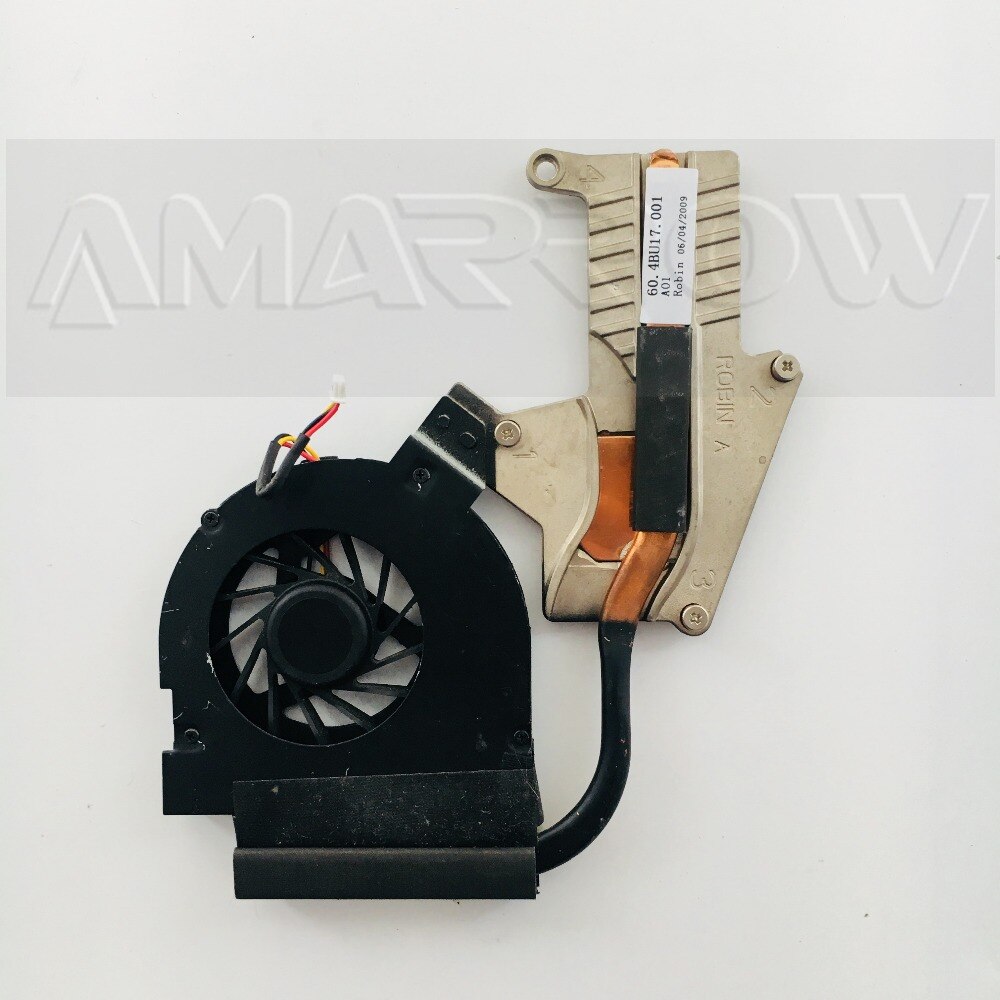 Original free shipping laptop CPU Cooling Heatsink FAN For ACER VN58 60.4BU17.001