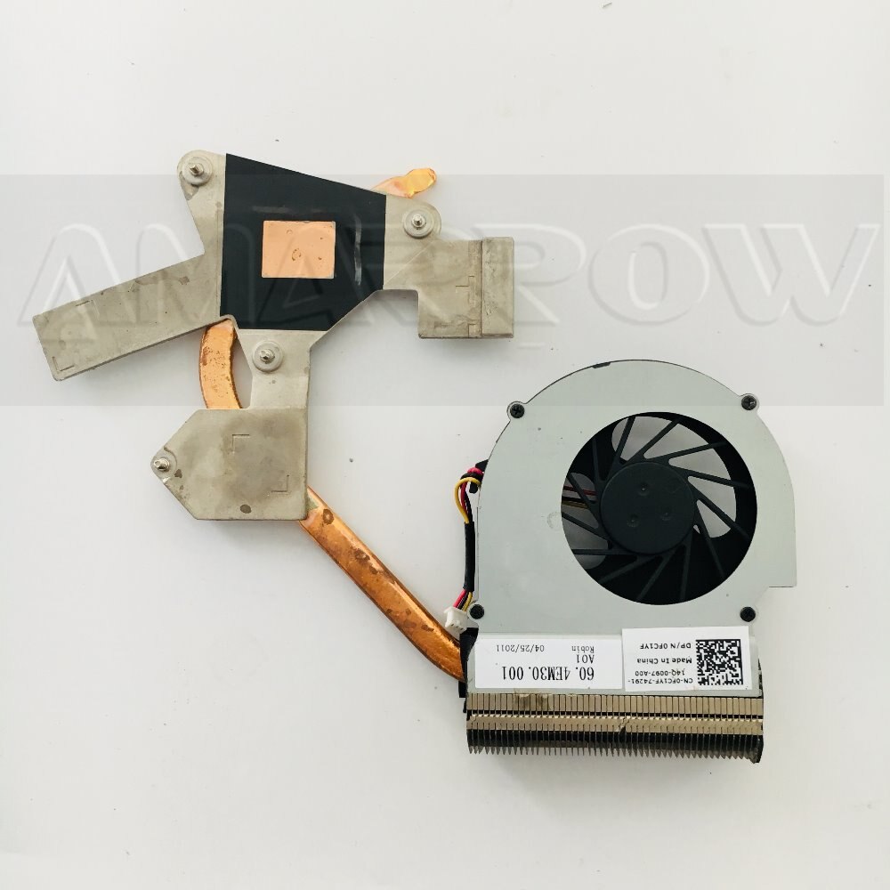 Original free shipping laptop heatsink cooling fan cpu cooler For DELL M5030 CPU heatsink 0FC1YF