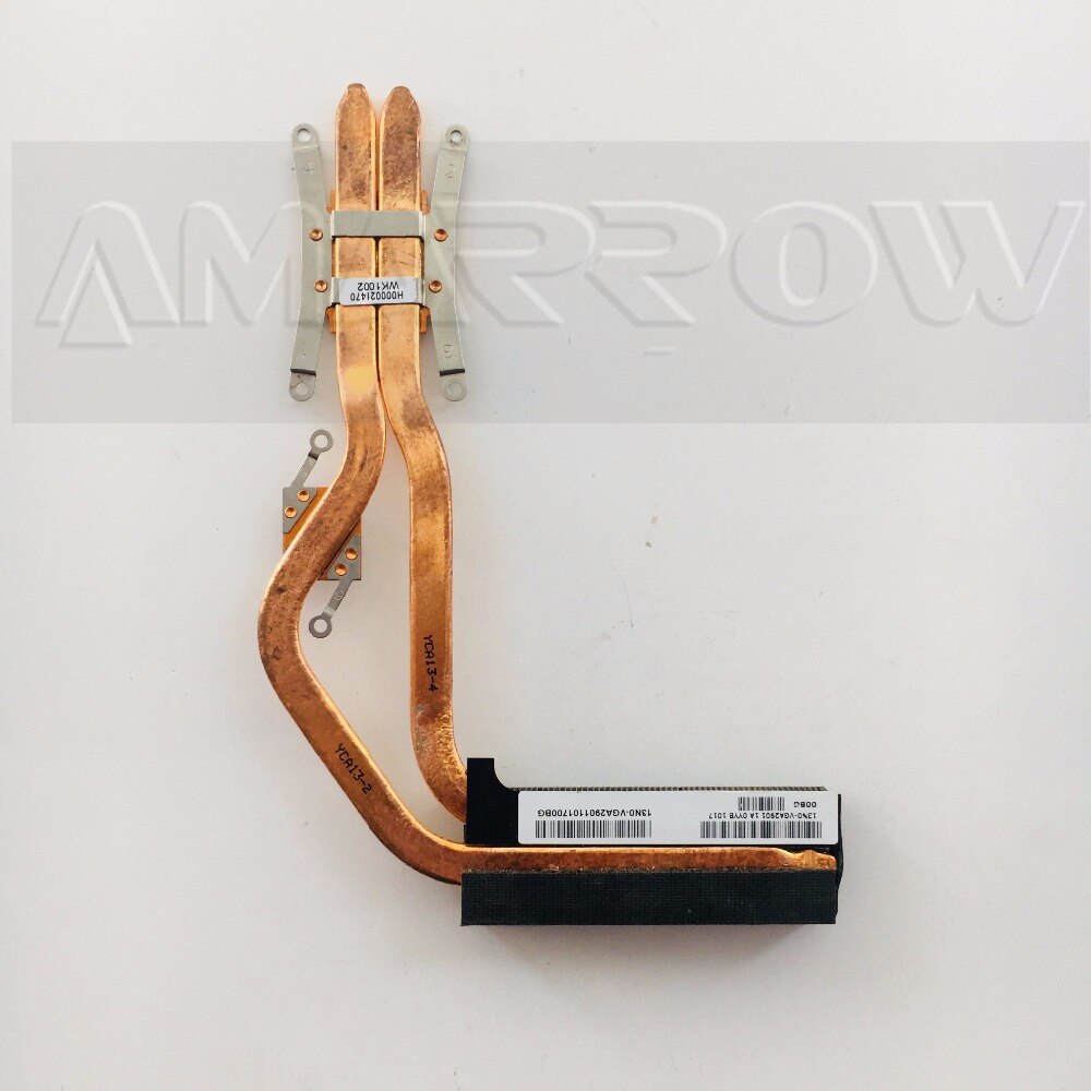Original free shipping laptop heatsink cooling fan cpu cooler For TOSHIBA M500 U500 M900 13N0-VGA2901