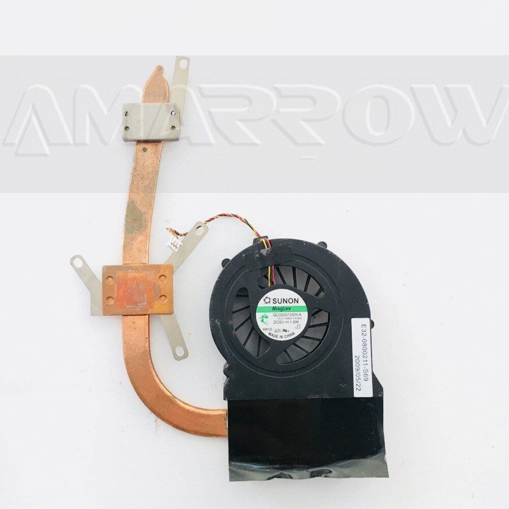 Original laptop CPU heatsink cooling fan For MSI CR400 CR-400 CR-400X MS-1451 EX465 CPU heatsink Fan