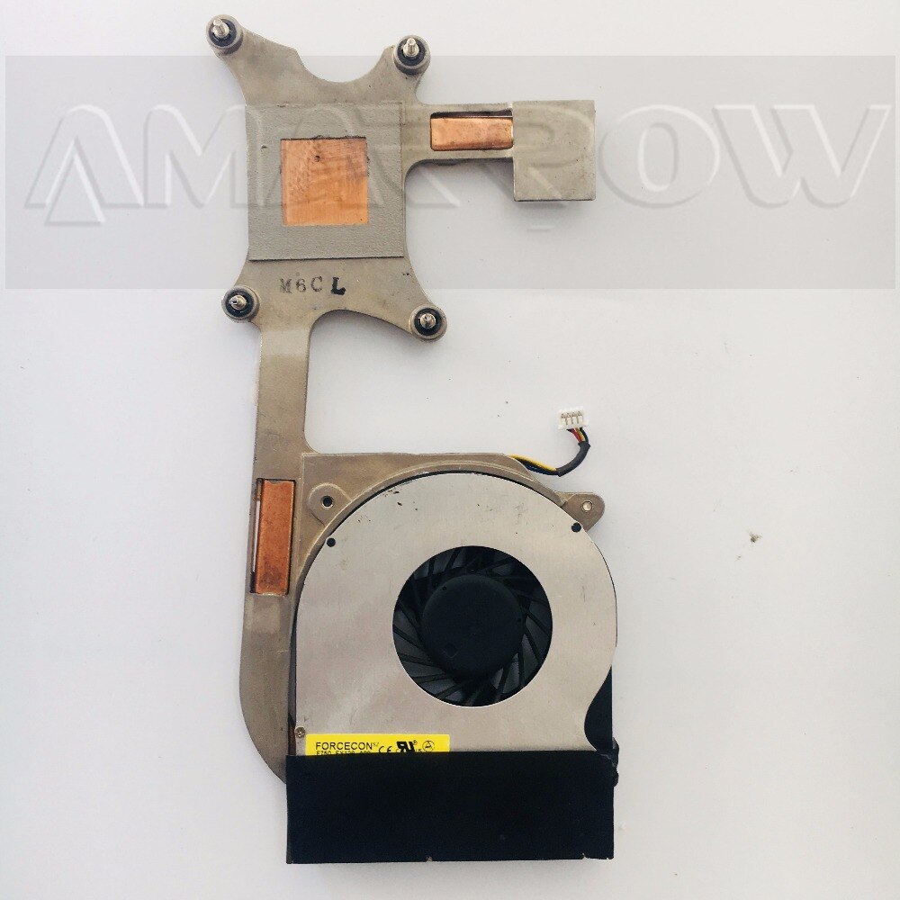 Original free shipping laptop heatsink cooling fan cpu cooler For DELL E6400 E6410 CPU heatsink 0FX128