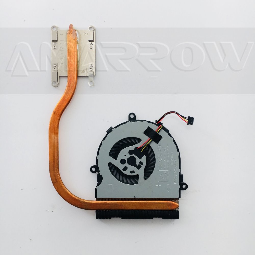 Original laptop heatsink cooling fan cpu cooler For HP 15-AF 15-AF131DX 15-AC 15-AC 15-BA 121DX 813947-001
