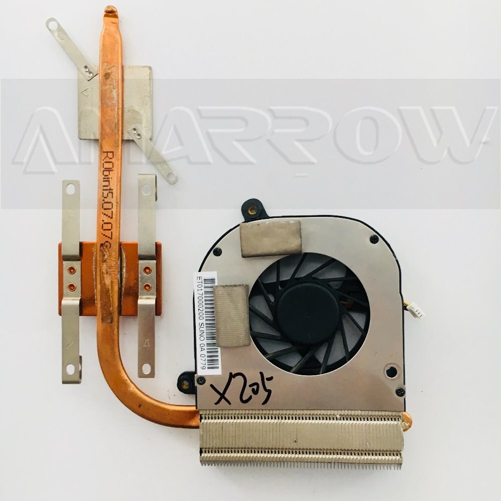 Original laptop heatsink cooling fan cpu cooler For asus X205 CPU heatsink Fan+brass AT017000300 Original laptop heatsink cooling fan cpu cooler For asus X205 CPU heatsink Fan+brass AT017000300