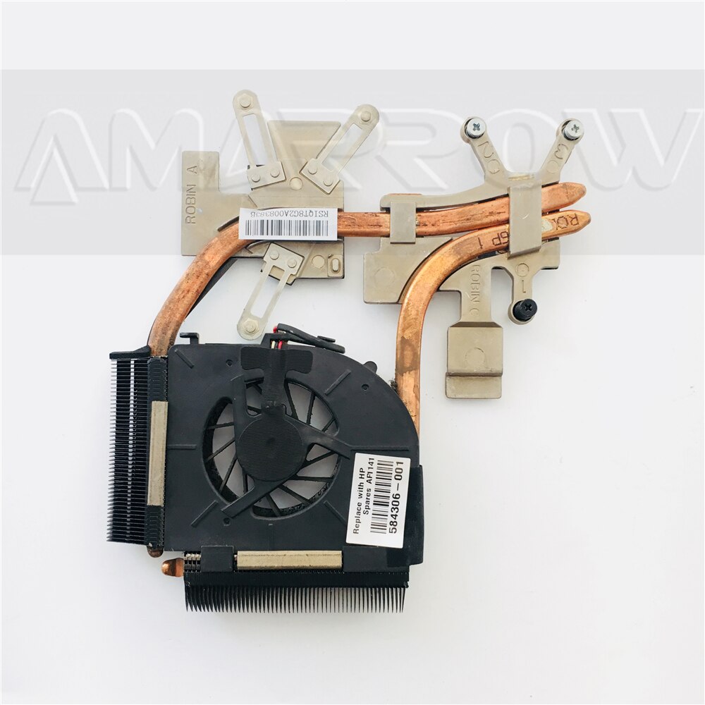 Original free shipping laptop heatsink cooling fan cpu cooler For HP DV5 DV5T DV5-1000 heatsink fan 584306-001