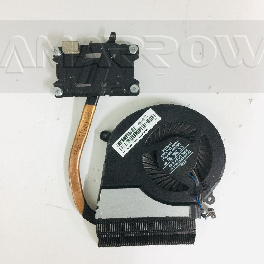 Original laptop heatsink cpu cooling fan For HP 15-E 14-E 17-E TPN-Q118 Q121 Q117 725684-001 725363-001 736258-001