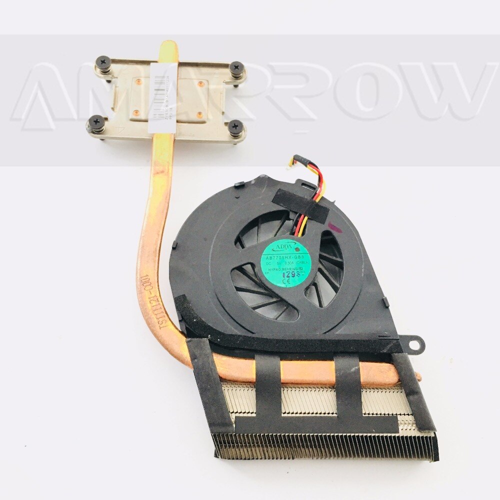 Original laptop heatsink cooling fan cpu cooler For TOSHIBA L750 L750D L755 L755D L655 FBI3CBLFTA AB7705HX-GB3