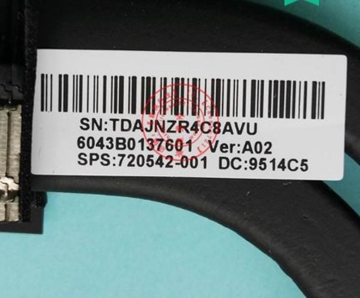 Heatsink HP ENVY 15-J 15-J001TX 15-J079SF 15-J051TX Fan 720542-001