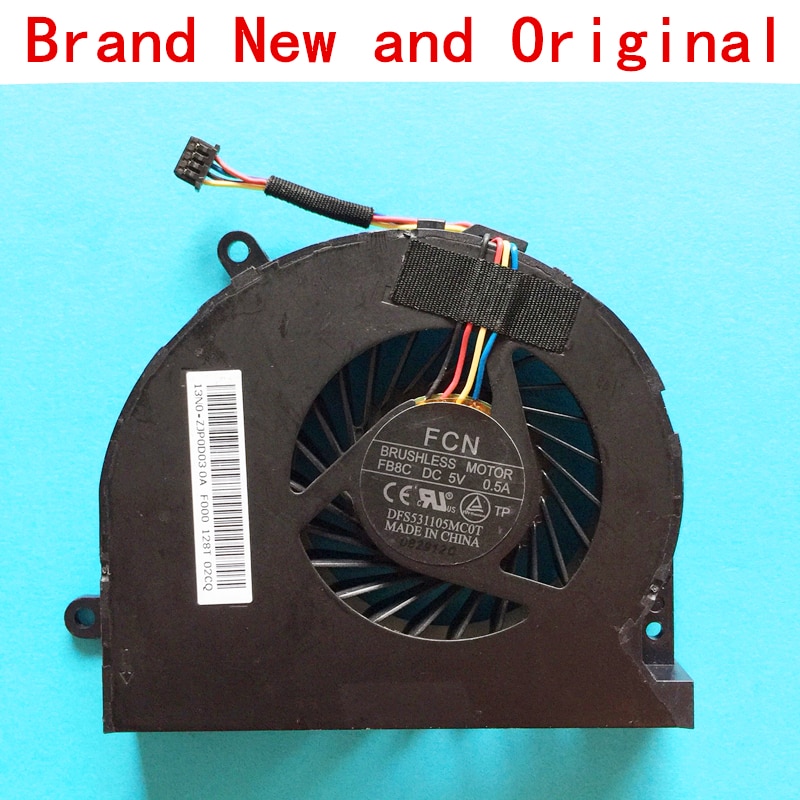 DFS531105MC0T FB8CCooling Fan HP DV4- 5000 5137TX 5021TX 5a01TX 5A02TX 5A03TX