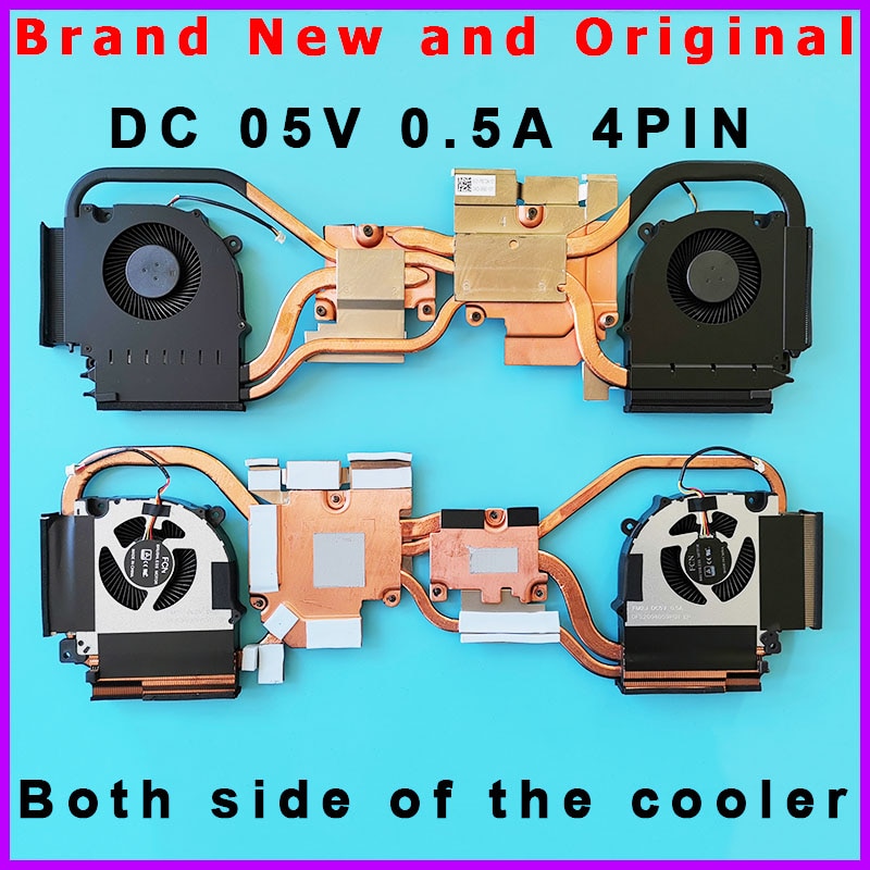 Heatsink Fan Clevo PB70DF2 6-31-PB7DN-101 DFS2004059P0T FM2J DFS2001059P0T FM2K