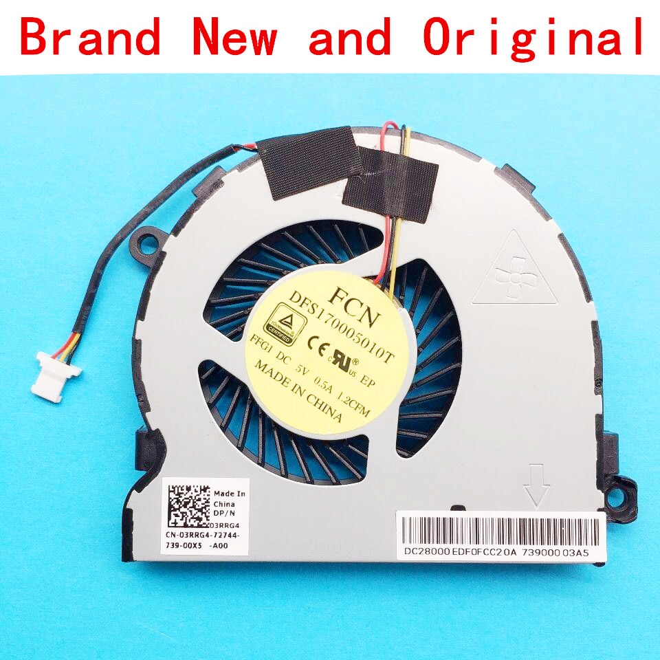Cooling Fan FFG1 DFS170005010T 03RRG4 Dell inspiron 14 5447 5442 5445 5457 5448