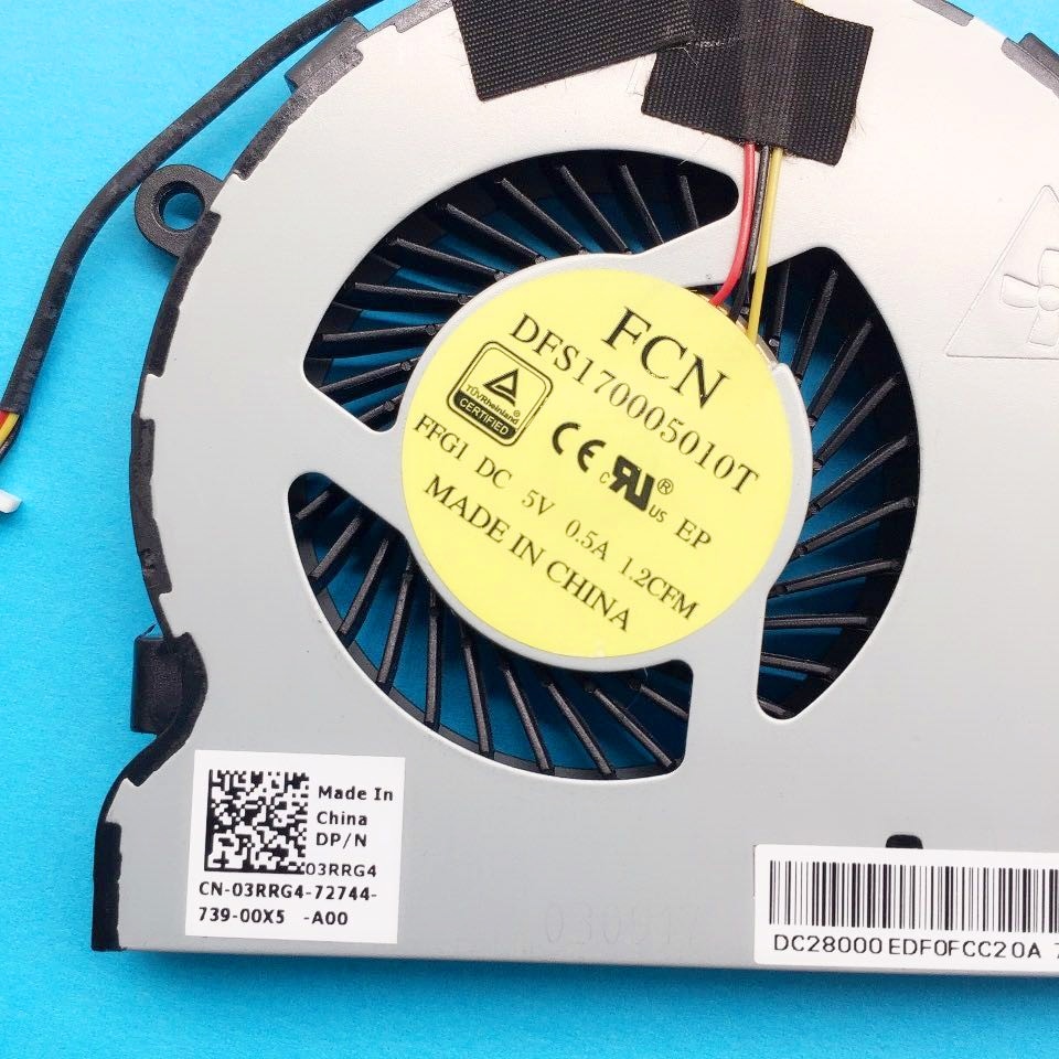Cooling Fan FFG1 DFS170005010T 03RRG4 Dell inspiron 14 5447 5442 5445 5457 5448