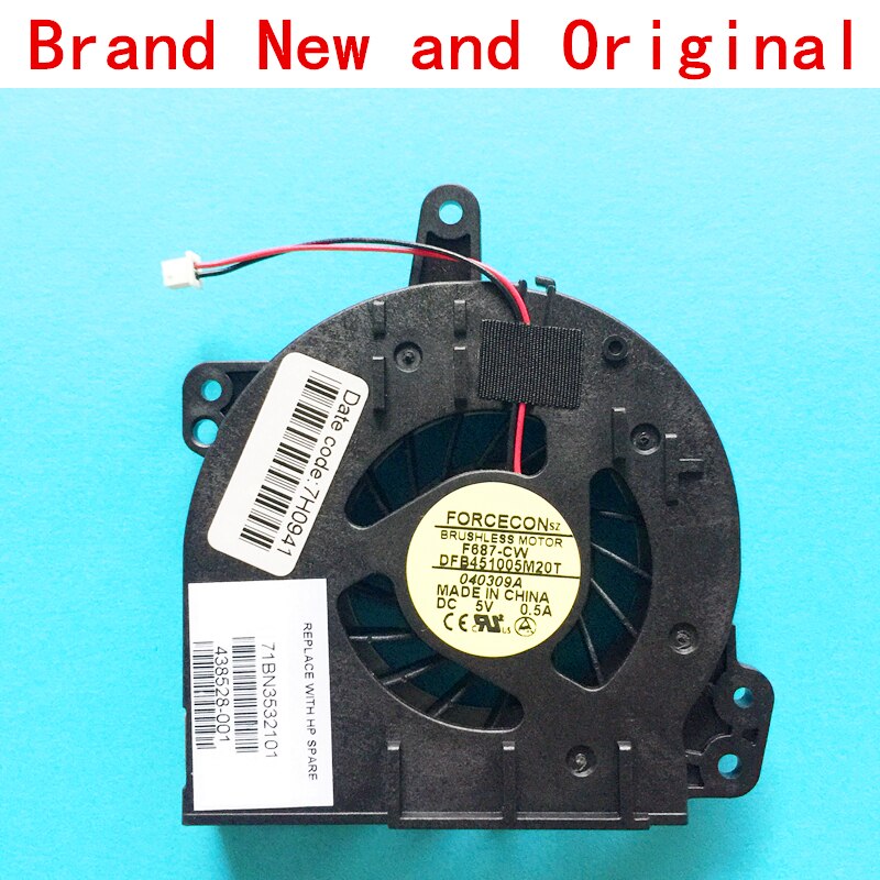 Cooling Fan DFB451005M20T F687-CW 438528-001 71BN3532101 AT010000200