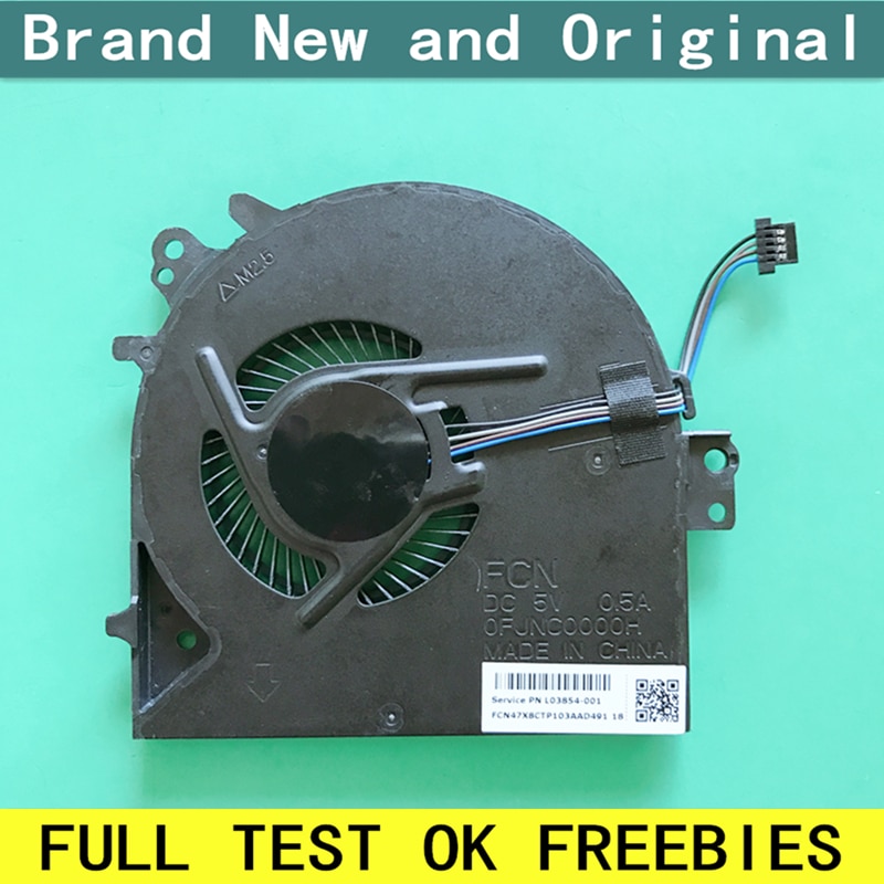 Cooling Fan HP Probook 450 G5 455 470 G5 L03854-001 FJNC OFJNC0000H