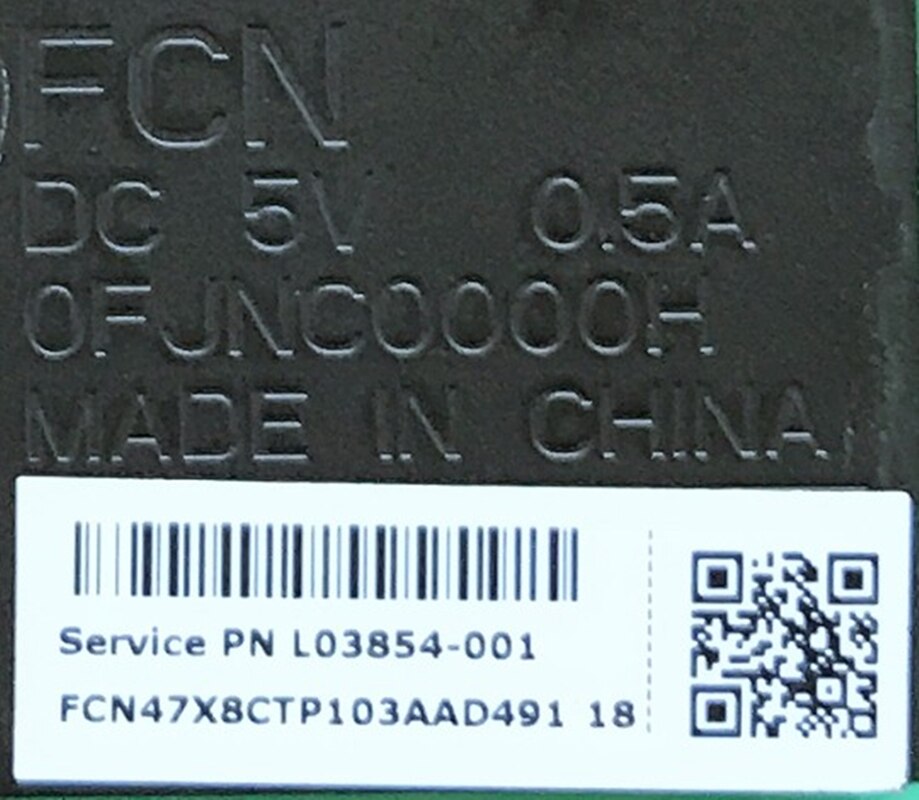 Cooling Fan HP Probook 450 G5 455 470 G5 L03854-001 FJNC OFJNC0000H