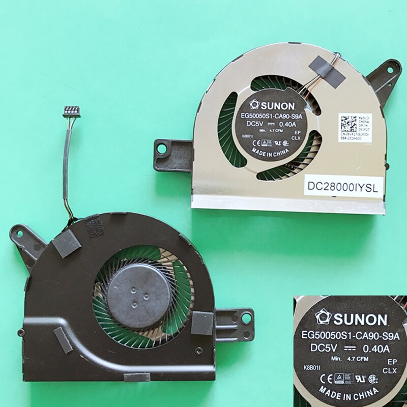 Fan Dell Latitude 5580 DC28000IYSL E5580 EG50050S1-CA90-S9A 09VK27 0314FC Fan Dell Latitude 5580 DC28000IYSL E5580 EG50050S1-CA90-S9A 09VK27 0314FC