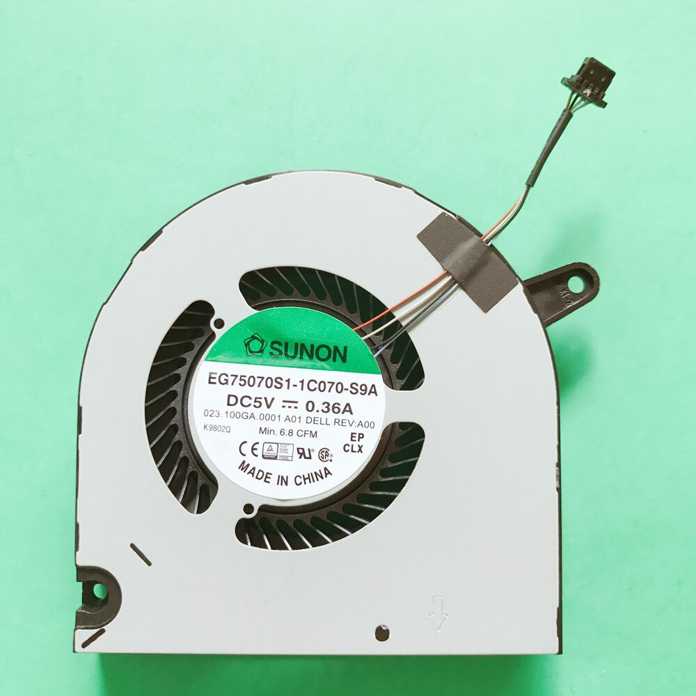Cooling Fan Dell G3-3590 EG75070S1-1C060-S9A EG75070S1-1C070-S9A 0160Gm 04NYWG