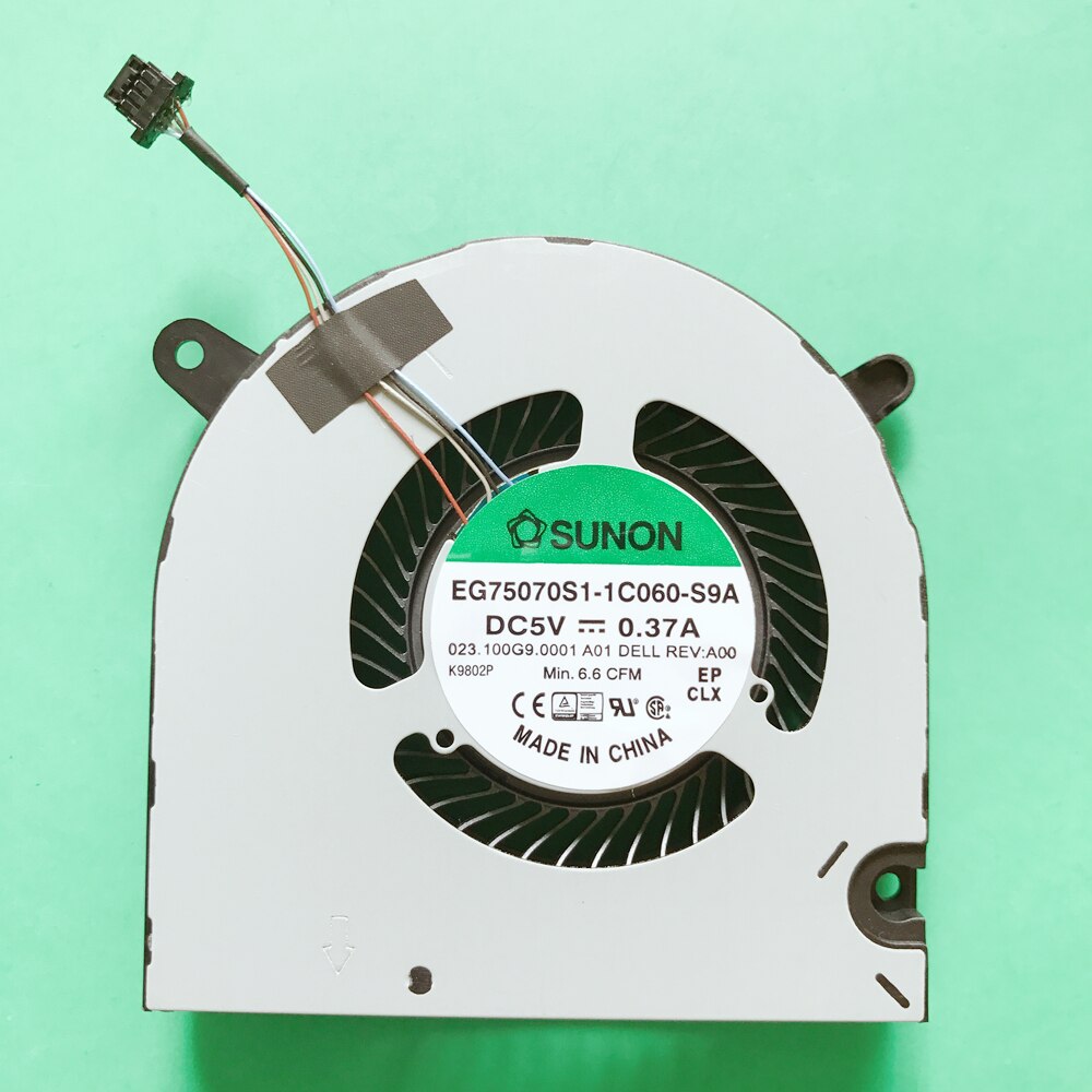 Cooling Fan Dell G3-3590 EG75070S1-1C060-S9A EG75070S1-1C070-S9A 0160Gm 04NYWG