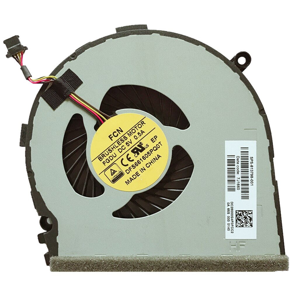 Cooling Fan HP Envy 17 MF75120V1C270S9A 813798001 DC28000G4F0