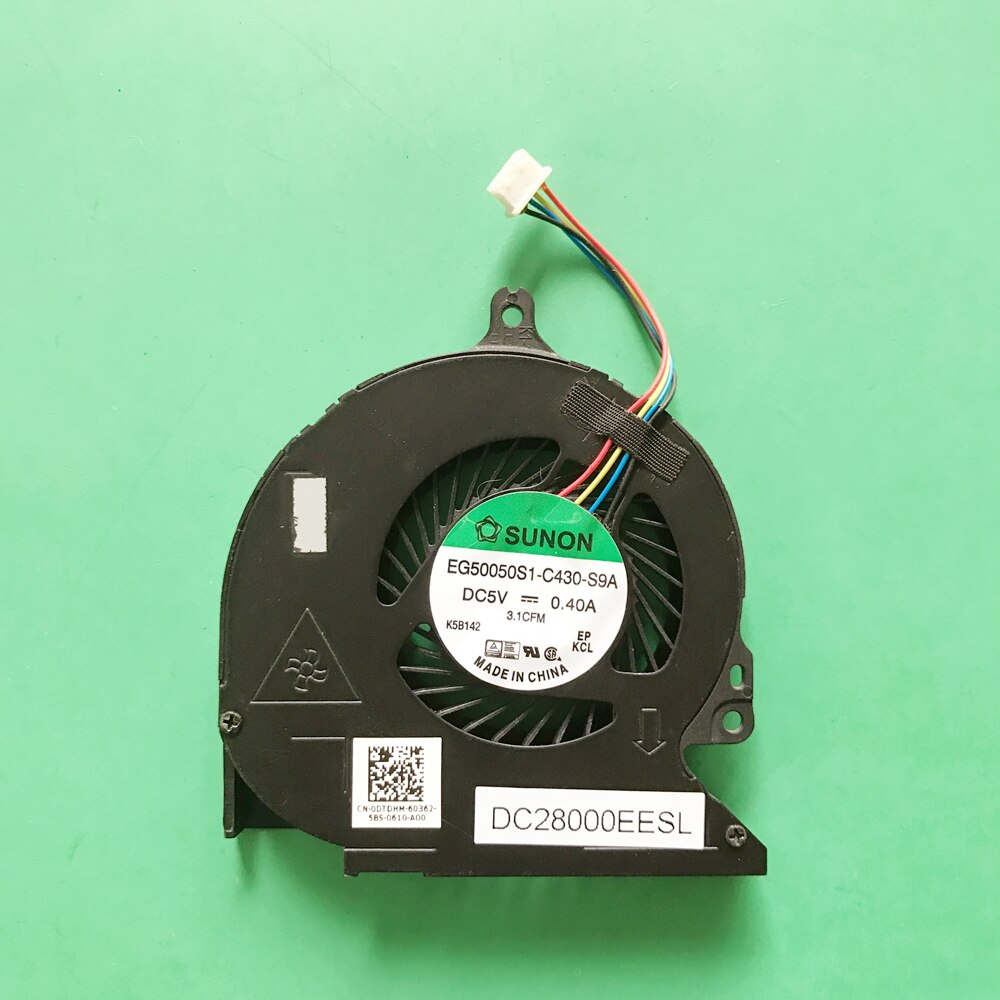 Cooling Fan Dell Latitude E5250 EG50050S1-C430-S9A 0DTDHM DC28000EESL Cooling Fan Dell Latitude E5250 EG50050S1-C430-S9A 0DTDHM DC28000EESL