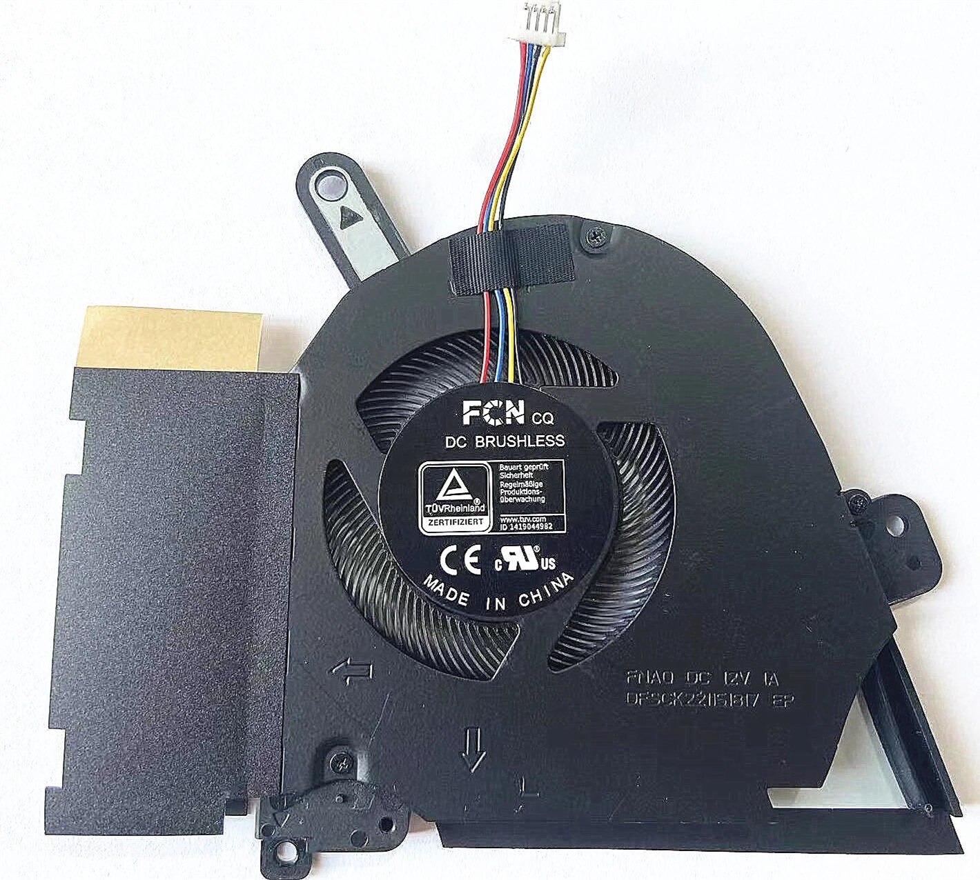 Cooling Fan Asus TUF Gaming Dash F15 FX516 FX516P FX516PR Air RTX 3070 FNAR FNAQ DFSCK22D05883L