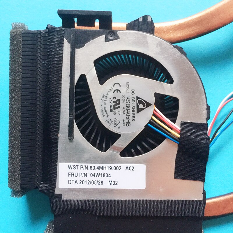 Heatsink Fan KSB0405HB-AJ28 04W1834 Lenovo Thinkpad E420 E520 E425 E525 Heatsink Fan KSB0405HB-AJ28 04W1834 Lenovo Thinkpad E420 E520 E425 E525