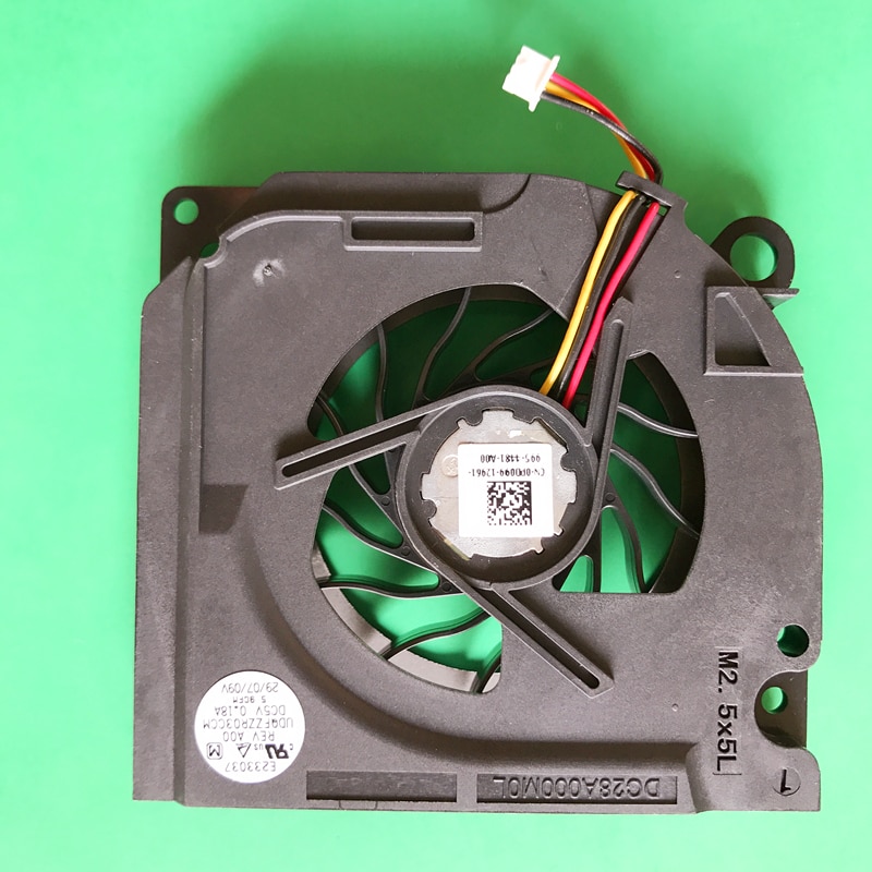 Cooling Fan Dell DC28A000M0L UDQFZZR03CCM DSF531205M30T F6H3 F6H3-CW 23.10269.001