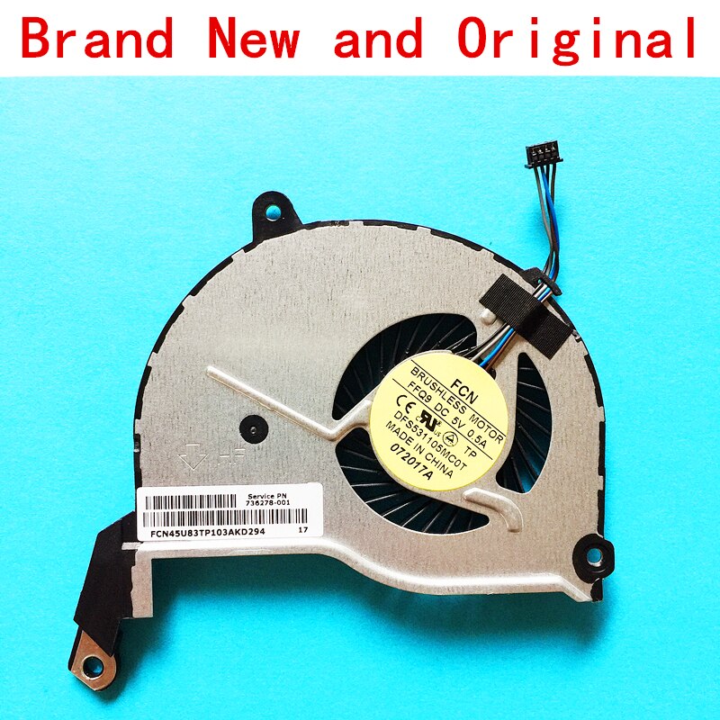 Cooling fan FFQ9 DFS531105MC0T 736278-001 HP Pavilion 15-f010dx 15-f009wm 15-f039wm 15-F209WM 15-f023wm Cooling fan FFQ9 DFS531105MC0T 736278-001 HP Pavilion 15-f010dx 15-f009wm 15-f039wm 15-F209WM 15-f023wm