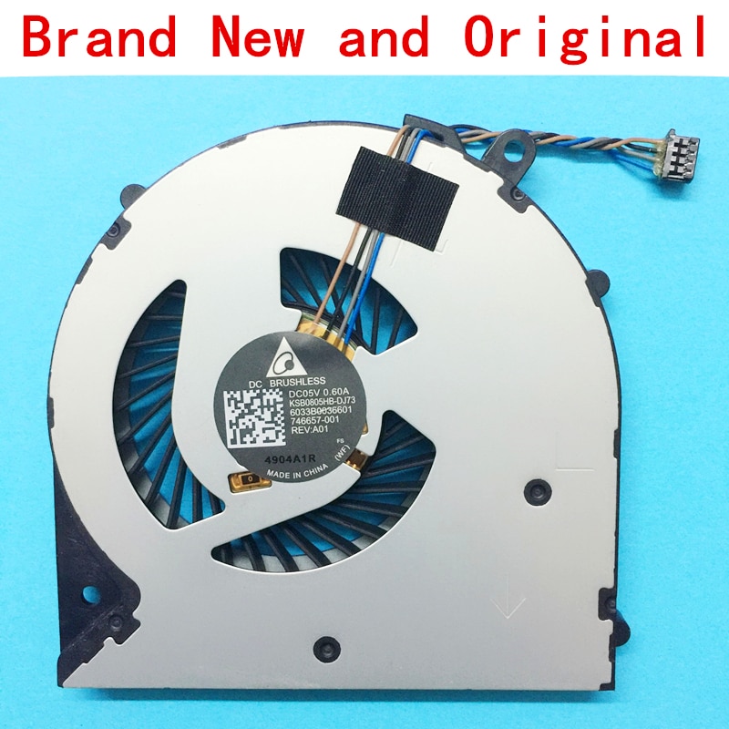 Cooling Fan KSB0805HB-DJ73 746657-001 HP Probook HSTNN-I18C HSTNN-L18C HSTNN-118C HSTNN I18C