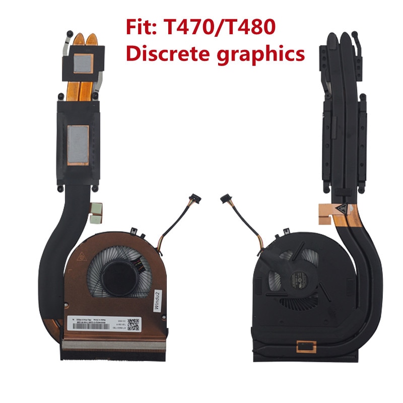 Heatsink Fan 01YR202 01YR200 Lenovo ThinkPad T470 T480 SWG Integrated Discrete Heatsink Fan 01YR202 01YR200 Lenovo ThinkPad T470 T480 SWG Integrated Discrete