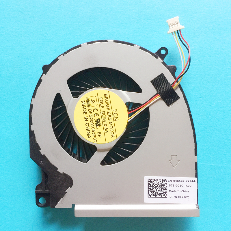 Cooling Fan 0RJX6N 04X5CY Dell Inspiron 15 7557 5577 7000 7559