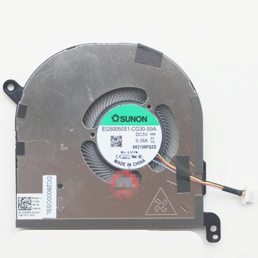 Cooling Fan Dell XPS 15 9500 0DJH35 009RK6 EG50050S1-CG30-S9A EG50050S1-CG00-S9A