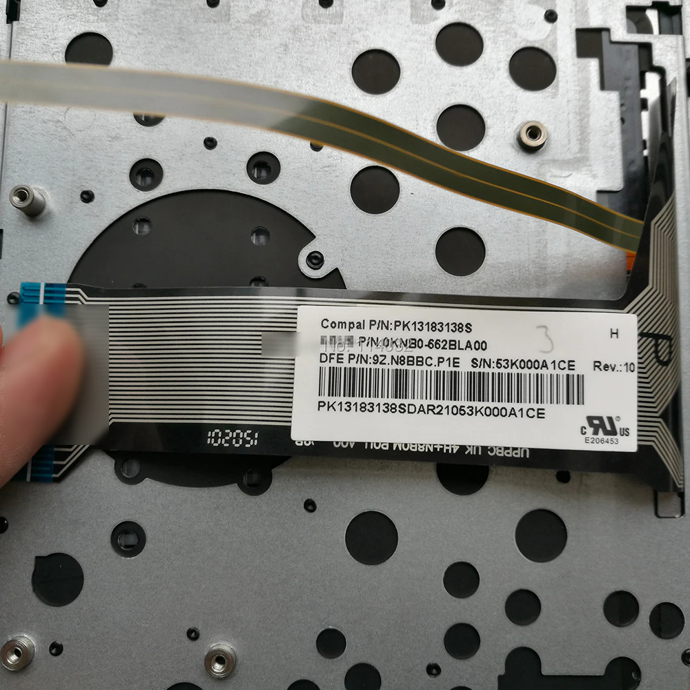Palmrest N551 N551J JK JM UK British EU 90NB07F1 R30LA0 keyboard cover backlight
