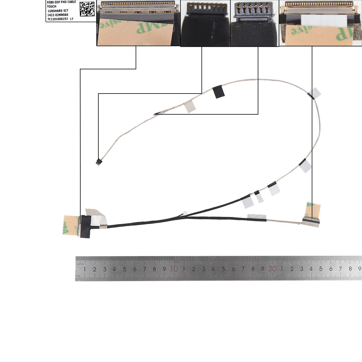 LCD Cable 1422-02NN0AS Asus X580 X580NV NX580VD X580BP