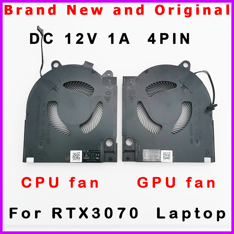 Cooling Fan Dell G15 5510 5511 5515 2021 RTX3050 RTX3060 RTX3070 GTX1650