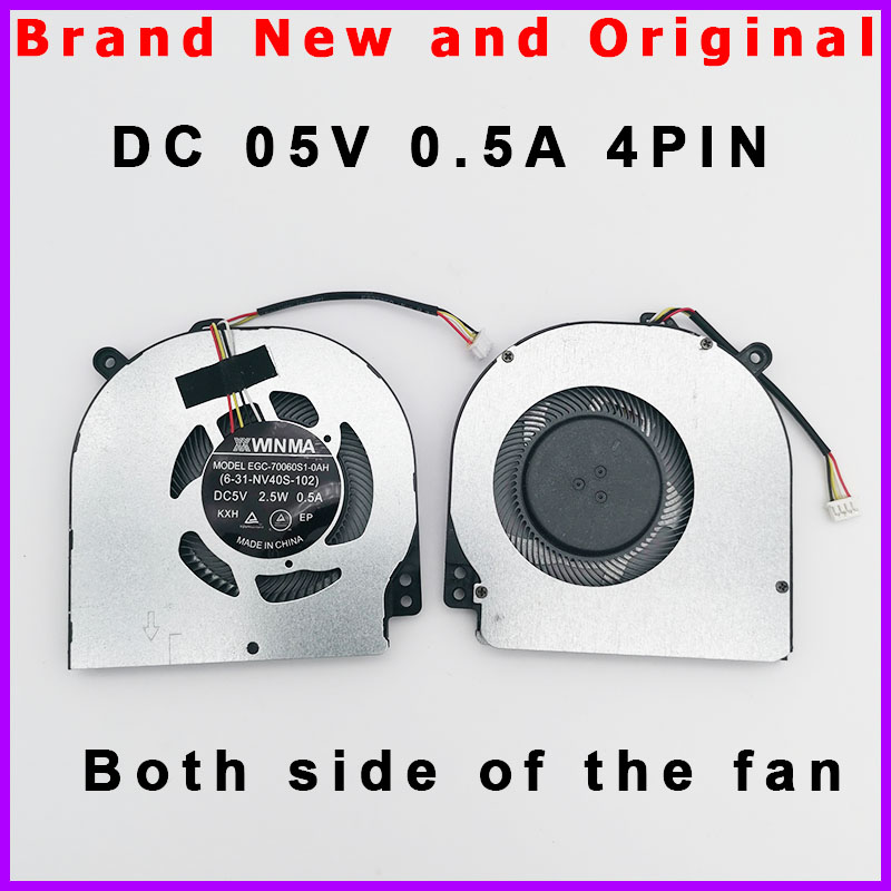 Cooling Fan Clevo NV40 NV40MB NV40ME EGC-70060S1-0AH 6-31-NV40S-102