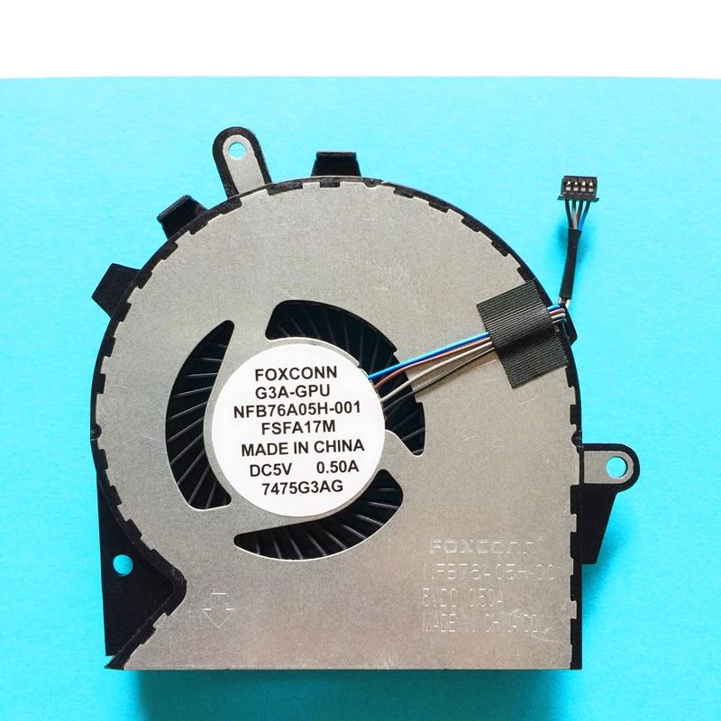 New laptop CPU cooling fan Cooler radiator Notebook for HP OMEN Pro 3plus gpu 15-CE000 by 15-ce001la 15-ce033TX 15-CE198WM