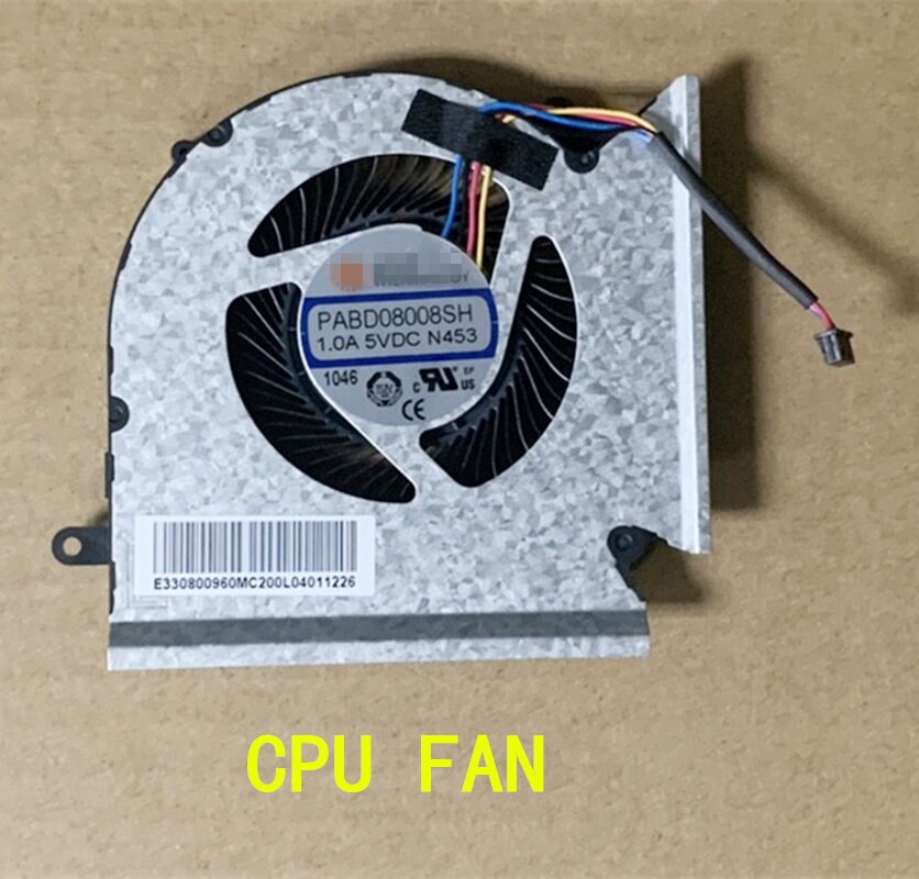 Cooling Fans MSI GE66 GP66 GL66 MS-1541 MS-1542 N453 N454 PABD08008SH Cooling Fans MSI GE66 GP66 GL66 MS-1541 MS-1542 N453 N454 PABD08008SH