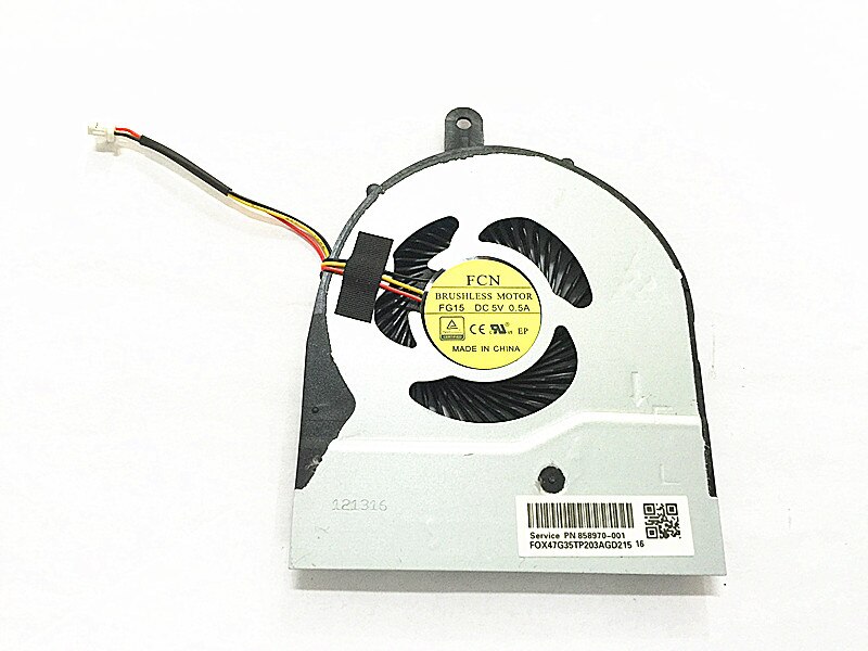 858970-001 Cooling Fan FG15 Dell Inspiron 5558 5458 5459 5559 858970-001 Cooling Fan FG15 Dell Inspiron 5558 5458 5459 5559