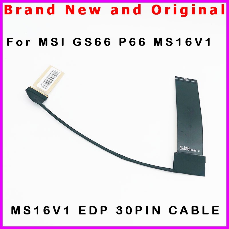 LCD video Cable K1N-3040206-H39 MSI GS66 P66 MS16V1 MS-16V1 30pin LCD video Cable K1N-3040206-H39 MSI GS66 P66 MS16V1 MS-16V1 30pin