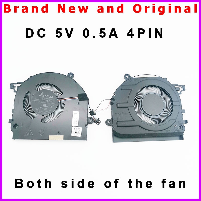 0090TD EG50040S1-CS31-S9A 023.100Q6.0021 Cooling Fan Latitude 5330 ND75C90 21F28 0090TD EG50040S1-CS31-S9A 023.100Q6.0021 Cooling Fan Latitude 5330 ND75C90 21F28